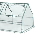 thumbnail image 7 of Portable Mini Greenhouse with Large Zipper Doors, Greenhouse for Indoor Outdoor with Sturdy Frame, Green House Canopy for Plant, Clear, LJ1873, 7 of 7