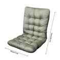 thumbnail image 3 of HAOAN Clearance Rocking Chair Cushion  Rocker Chairs Replacement Cushions Set for Indoor  Water Resistant Extra Cozy Tufted Seat Pads and Non Slip High Back Pad with Ties for Outdoor, 3 of 8