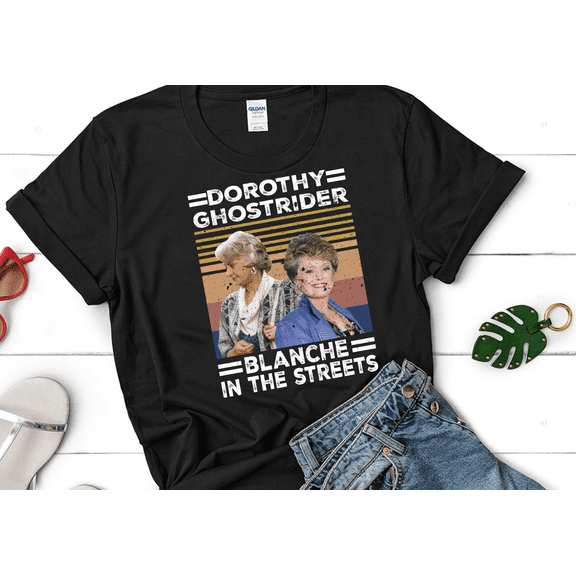 Dorothy In The Streets Blanche In The Sheets Vintage T-Shirt, Blanche Devereaux Shirt, Dorothy Zbornak Shirt, The Golden Girls Shirt