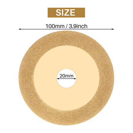 

100 mm disc Wheel Diamond Wheel Sharpening To Cut Golden