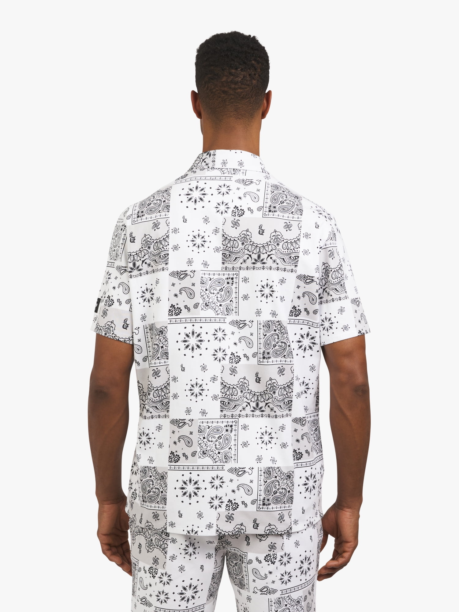 Dogg Supply by Snoop Dogg Bandana Paisley Shirt, Men's Sizes XS - 5XL