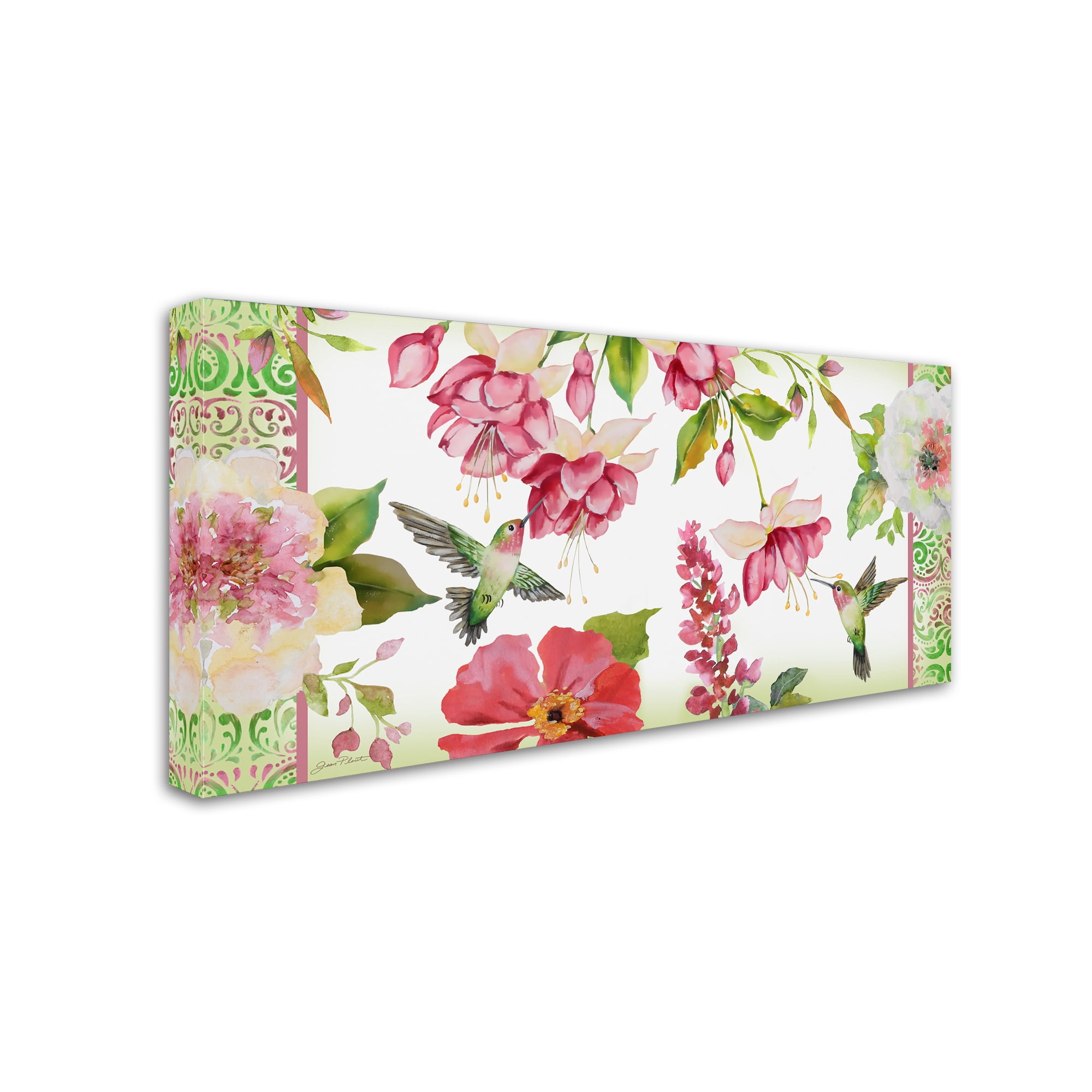 Trademark Fine Art 'Garden Party 4' Canvas Art by Jean Plout