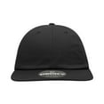 thumbnail image 2 of Decky 200 Relaxed Flat Bill Cotton Caps-Black, 2 of 4