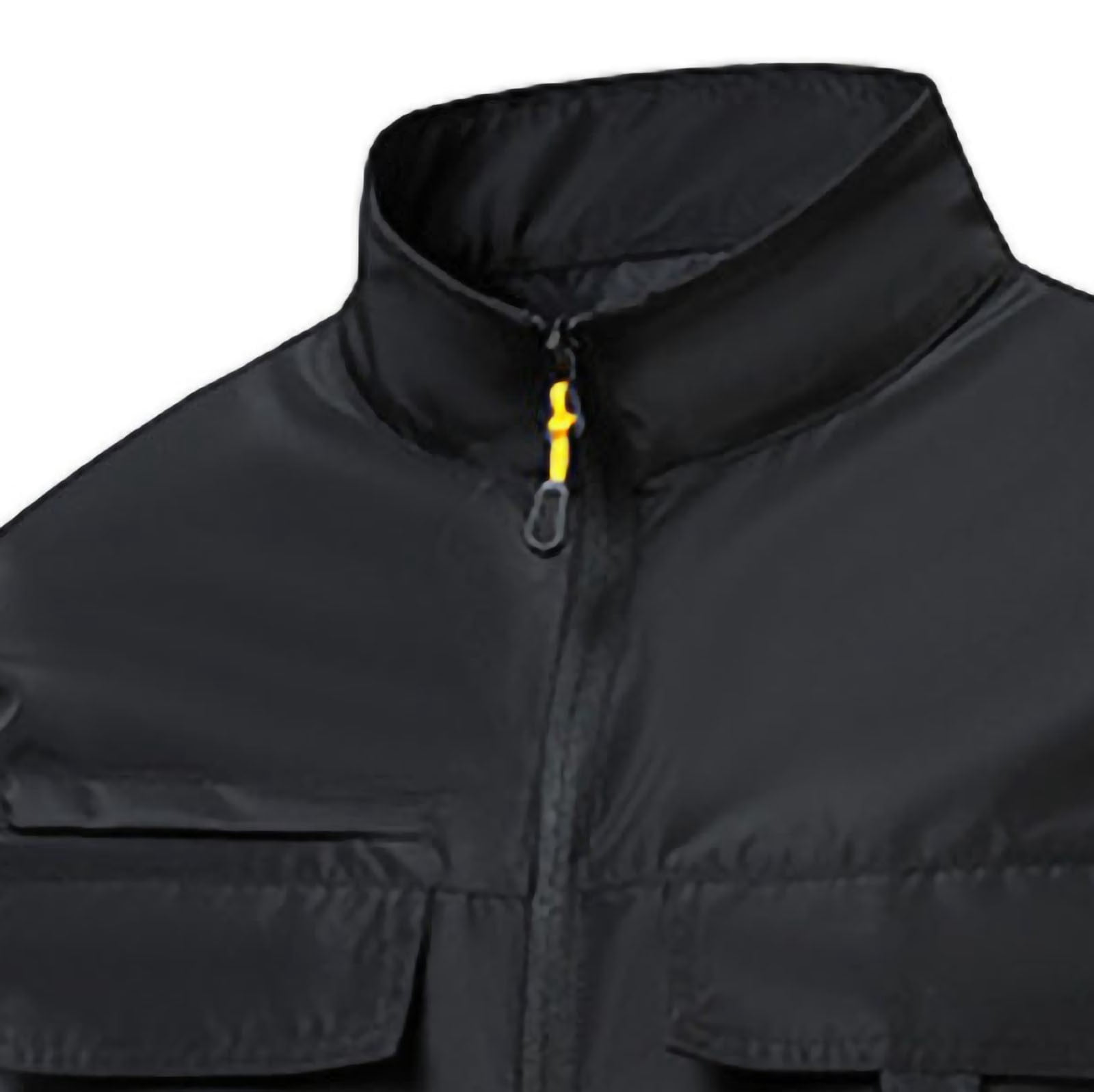 Kakii Men's Lightweight Softshell Vests Short Sleeve Jackets for Golfing Hiking Running