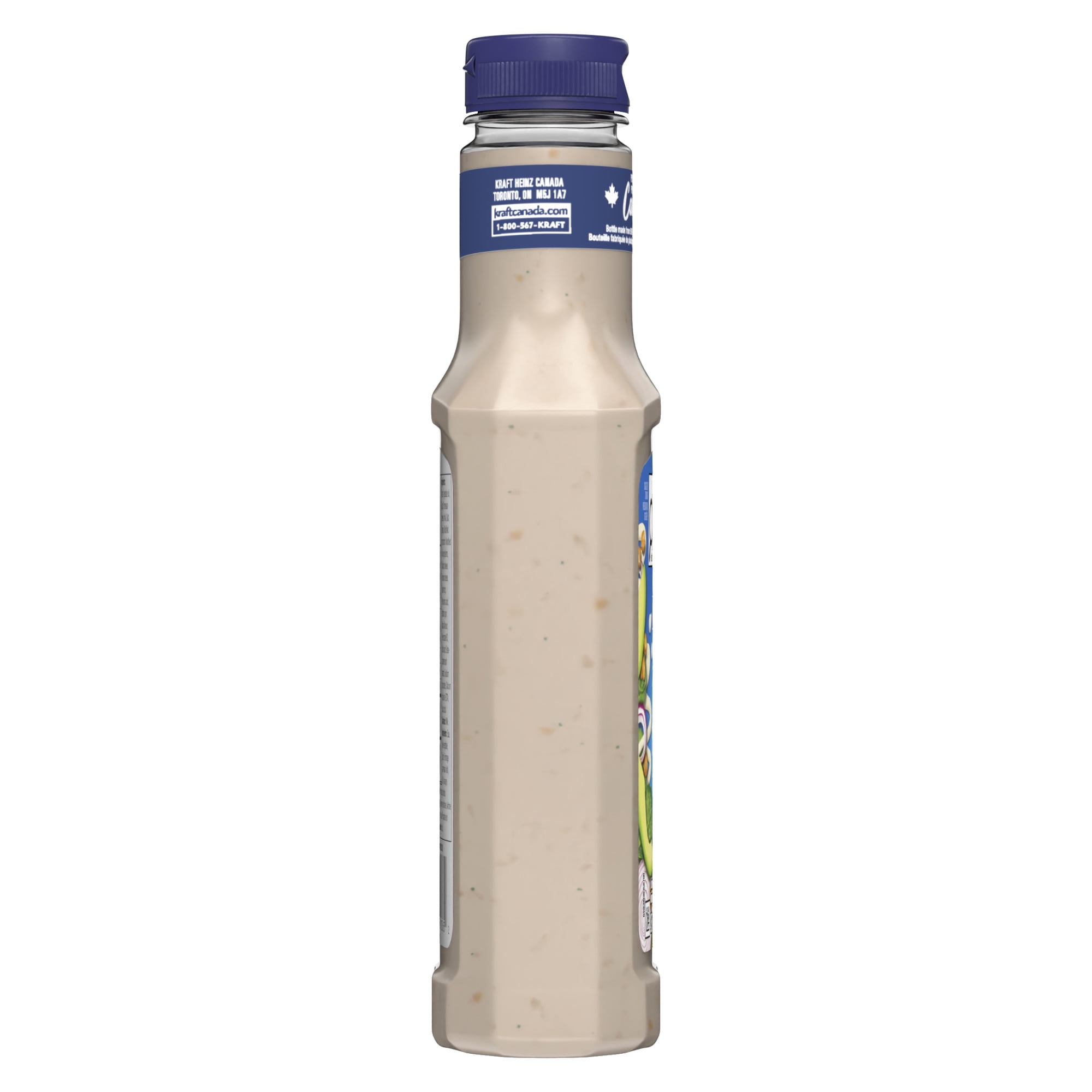 Kraft Three Cheese Ranch Salad Dressing, 425 mL Bottle