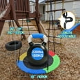 thumbnail image 6 of PRINIC 43" Saucer Tree Swing for Kids, Waterproof Flying Saucer Swing for indoor/playground Textilene fabric seat & Stainless steel frame, 6 of 11