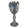 thumbnail image 3 of Ebros Howling Gray Wolf In Starry Night Wine Goblet With Celtic Knotwork 7oz, 3 of 7