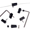 thumbnail image 4 of Tuerca de Bloqueo de Cuerda de Guitarra Eléctrica de Aleación Sunnimix 6 Piezas con Accesorios de Llave Negra, 4 of 8