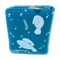 thumbnail image 2 of Teal Manatee Playhouse Small Wallet for Women - 4.5", 2 of 4