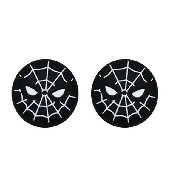 1set Disney SpiderMan Deadpool Thumb Grip Cap Cover Playstation PS5 PS4 Xbox Series Cartoon Gameing Controller Accessories Gift