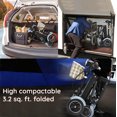 thumbnail image 4 of Dragon Mobile Portable & Foldable Power Mobility Scooter, Powerful Double Motors 4 Wheel Electric Wheelchair for Adult & Seniors - Blue, 4 of 9