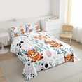 thumbnail image 3 of Homewish Brown Highland Cow 2pcs Bedding Comforter Set for Teens Boys Girls,Flower Animal Twin Comforter Sets,Dreamy Princess Breathable Bedding Set,Ultra Soft Home Decor,Reversible, 3 of 8