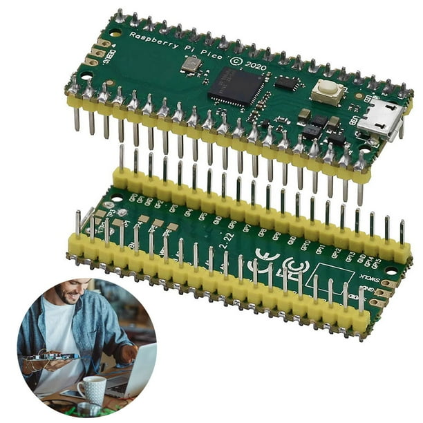 Ndcxsfigh Raspberry Pi Pico Board RP2040 Microcomputadoras Consumo (Green Han MICRO)