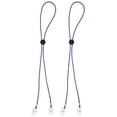 thumbnail image 2 of 2 piezas de cadenas para servilletas y baberos, clip para servilletas de papel, correa de poliéster Púrpura, 2 of 7