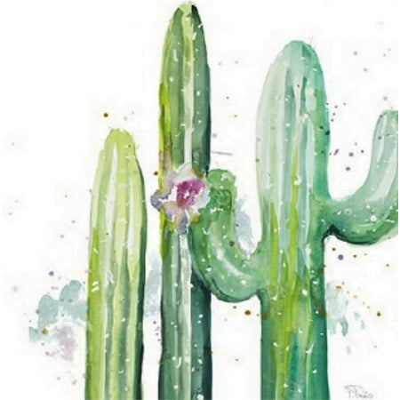 Paper Cocktail Napkin, 40 count, Sunlight Cactus