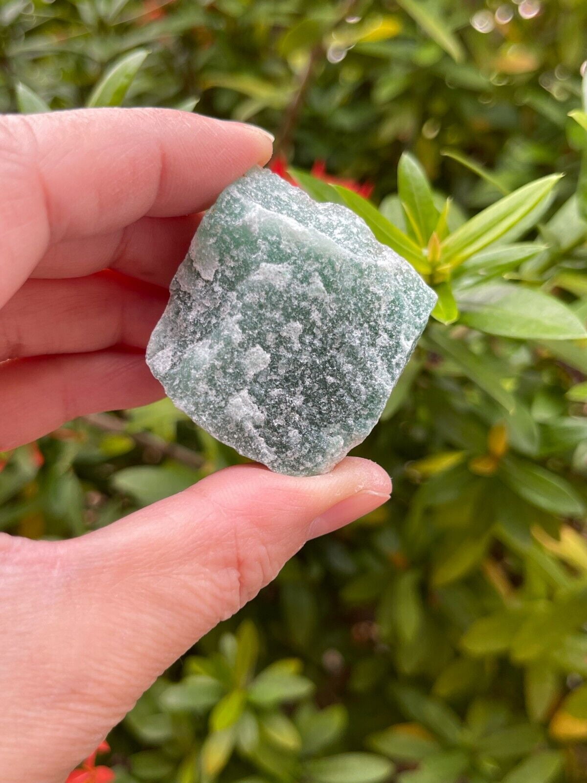Green Aventurine Raw Natural Stone, 1.52" Rough Green Aventurine