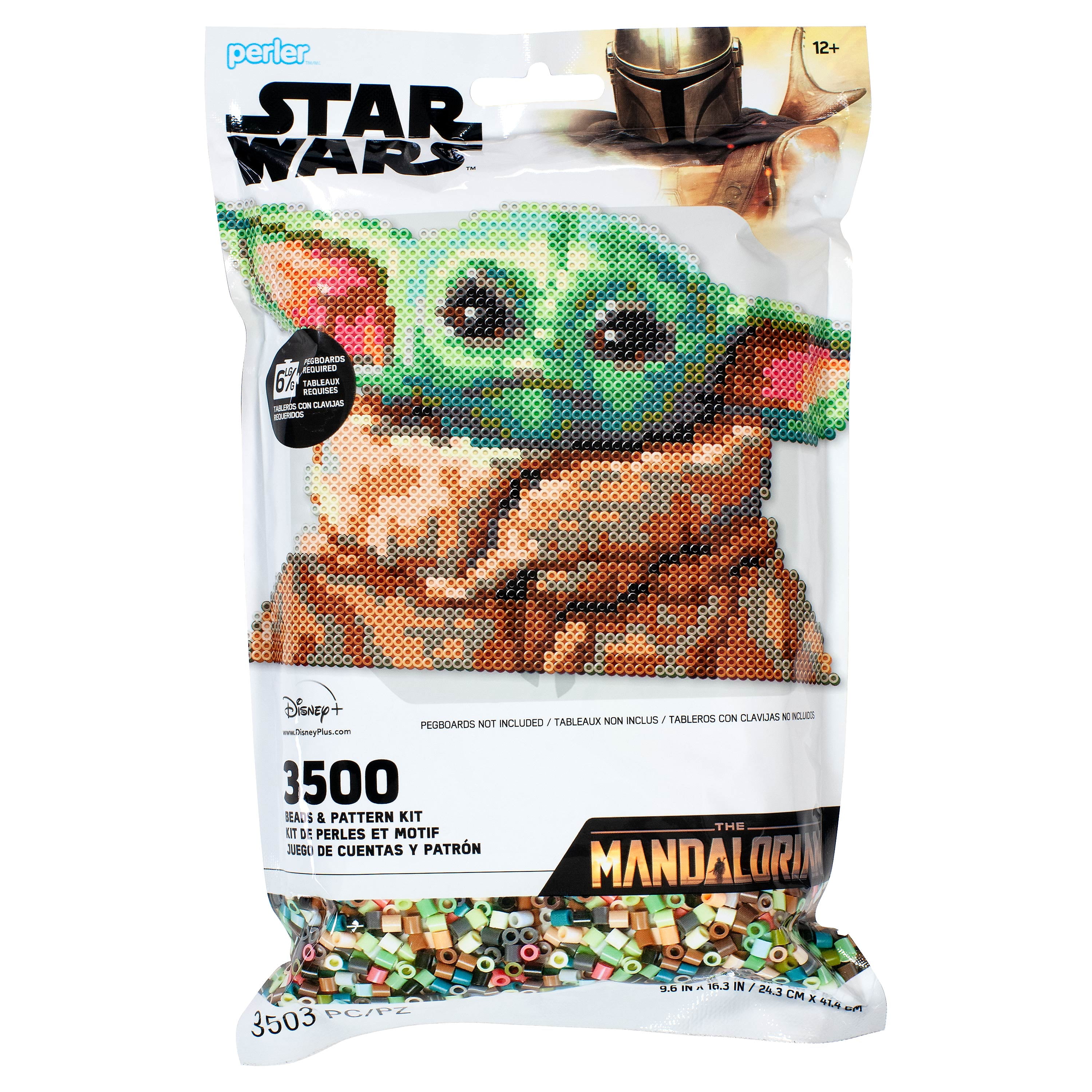 Perler Star Wars The Mandalorian Fused Bead and Pattern Kit, The Child