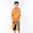 thumbnail image 2 of Injueey Chubasqueros impermeables portátiles reutilizables para niños, chubasquero desechable para niños, chubasquero con capucha para niños, Poncho Paraguas de lluvia naranja 0.03 mm Injueey HA5263-04B, 2 of 6
