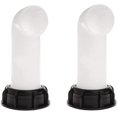 thumbnail image 1 of 2 Pcs Water Tank Adapter, Water Tank Valve, Ibc Drain Tank Adapter 60 Mm(white), 1 of 5