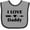 Heather and Black, variant on Inktastic I Love Daddy Boys or Girls Baby Bib