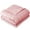 Pink (Twin-XL), variant on Bare Home Contemporary Pink Solid Print Cotton Bed Blanket, Twin-XL