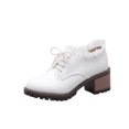 thumbnail image 2 of Hinvhai Women's Round Toe Lace Up Pump Brogues Wingtip Chunky Mid Heel Platform Vintage Dress Shoes White 9.5(43), 2 of 5