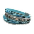 thumbnail image 2 of EHJRE Wrap Bracelet Decor Charm Fashion Birthday Gift Handcrafted Wristband Blue, 2 of 9
