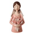 thumbnail image 2 of Estatua de la novia Zulema Rosa 18x17x35cm Resina, 2 of 7