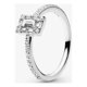 thumbnail image 1 of Anillo De Corazón De Plata Esterlina 925 Anillos De Circón Completos Para Mujer Joyería DIY, 1 of 4