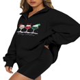 thumbnail image 3 of Sweat-shirt à Manches Longues avec Zip pour Femme, 3 of 9