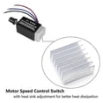 thumbnail image 4 of 1Pc Motor Speed Regulator DC 12V/24V 10 a Motor Speed Controller Switch for Car Truck Fan Heater Co, 4 of 5
