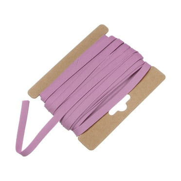 Uxcell Double Fold Bias Tape 1/4 Inch 12 Yards Cotton Bias Binding Tape Bulk for Sewing Lilac