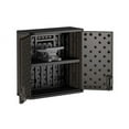 thumbnail image 4 of Suncast Commercial Grade Resin 1-Shelf Wall Storage Cabinet for Garage or Shed, Black, 4 of 6