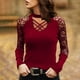 thumbnail image 2 of Blusa de manga larga sexy para mujer Fridja  hkj3173, 2 of 8