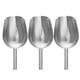 thumbnail image 1 of 3 palas de acero inoxidable para hielo, granos, harina, arroz, té, dulces, postres, legumbres (27 x 11,5 cm), 1 of 6