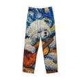 thumbnail image 6 of Daiia Dog Guitar Starry Night Men's Sleep Pant with Pockets and Drawstring,Pajama Pants-Small, 6 of 9