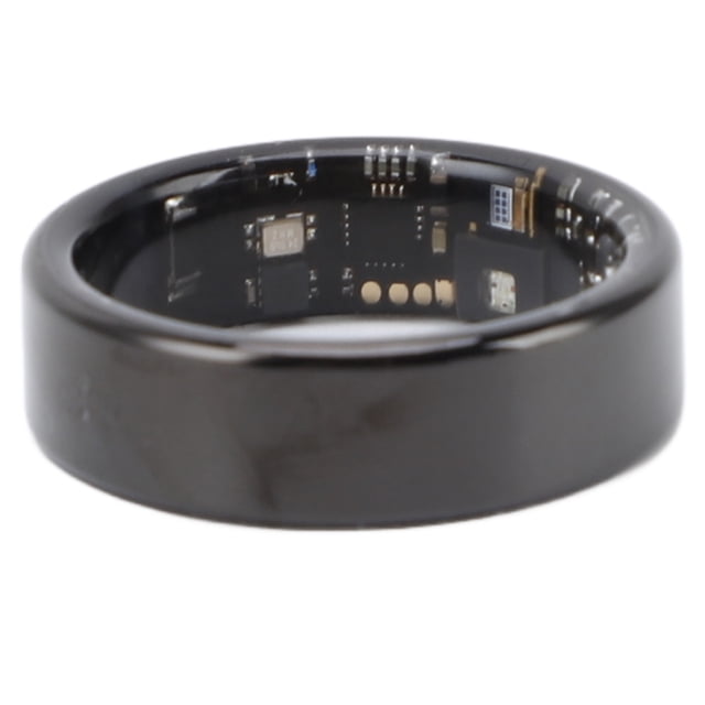 Smart Ring Health Tracker, Health Rings for Women and Men, Water Resistant Step Counter Multi Movement Modes, Fitness Tracker, Black