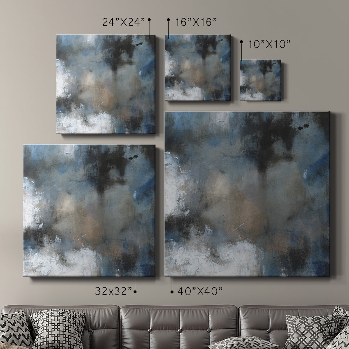 Wexford Home Shifting Motion I-Premium Gallery Wrapped Canvas, 24" x 24" - Ready to Hang