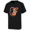 thumbnail image 2 of Youth Stitches  Black Baltimore Orioles Team Logo T-Shirt, 2 of 3