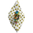 thumbnail image 3 of Honey Bee Lounger Chair Bag, Graphical Flying Creatures Scattered on a Plain Back, High Capacity Storage with Handle Container, Lounger Size, Yellow Charcoal Grey, by Ambesonne, 3 of 5