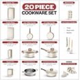 thumbnail image 4 of Bakken-Swiss 20-Piece Kitchen Cookware Set – Granite Non-Stick – Eco-Friendly – for All Stoves & Oven-Safe, 4 of 4