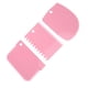 thumbnail image 2 of Advancent 3 unids/set de herramientas de decoración de pasteles de plástico rascadores rebanadores panadería más hogar tienda Herramientas y accesorios para hornear Rosado, 2 of 6