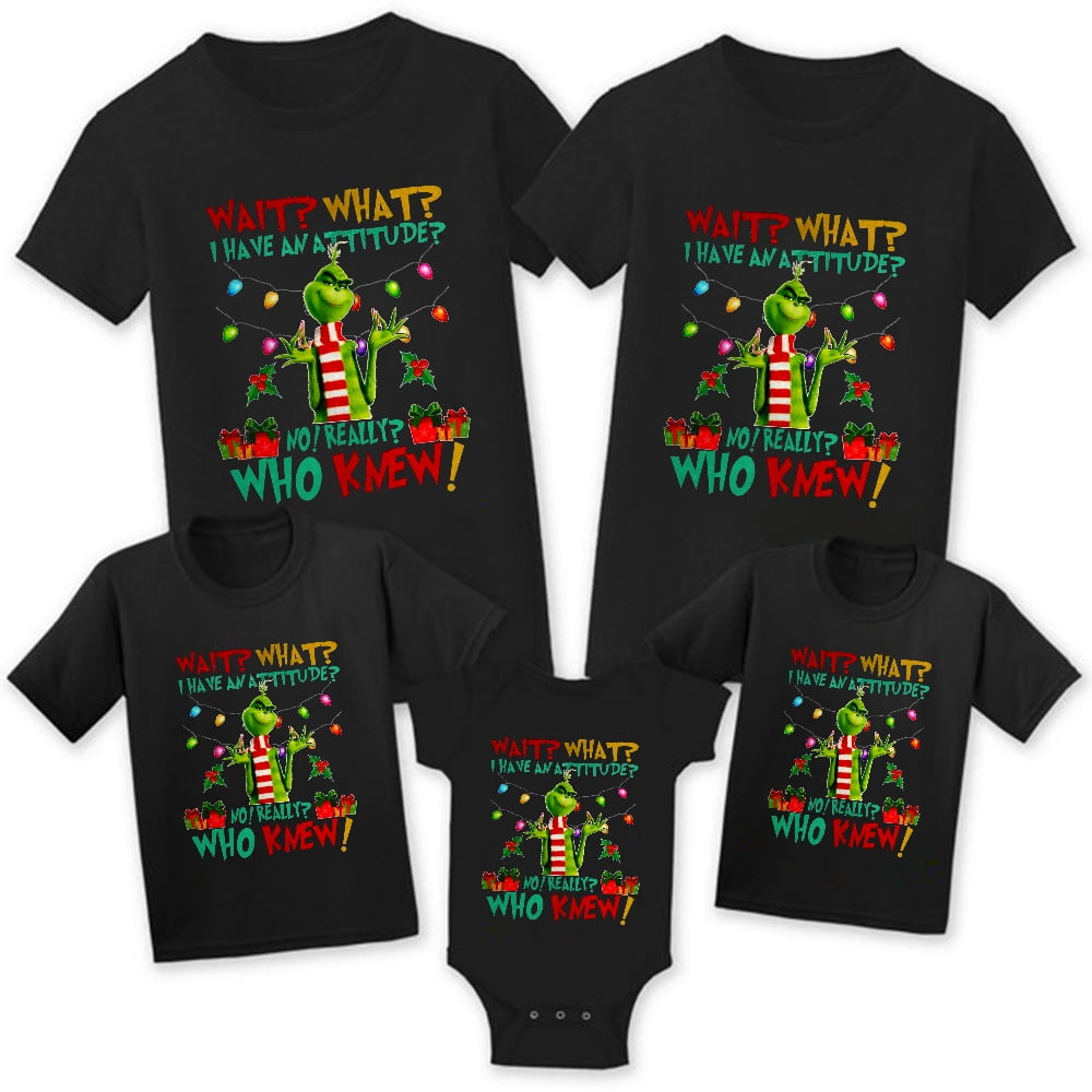 Grinch Christmas Cool Family Outfit 