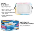 thumbnail image 3 of Colorful Hibiscus Flowers Hawaii Square Storage Bins with Handles Collapsible Containing Box 1 Pack, 3 of 9