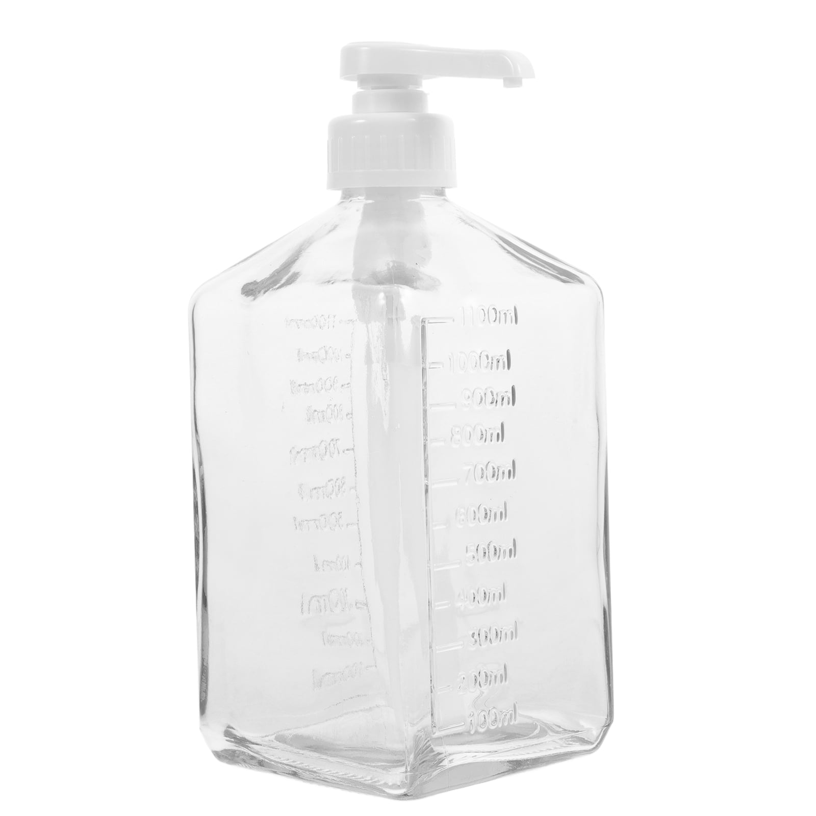 BERTDOMD Multi-use Syrup Dispenser Syrup Storage Bottle Reusable Glass Syrup Container