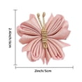 thumbnail image 4 of 2 piezas pinzas para el pelo de mariposa accesorios para peinados ligeros a la moda Hilo Dorado Rosa jinwen Pinza para el cabello, 4 of 8