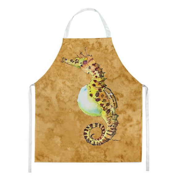 Carolines Treasures 8640APRON Seahorse Apron Large multicolor