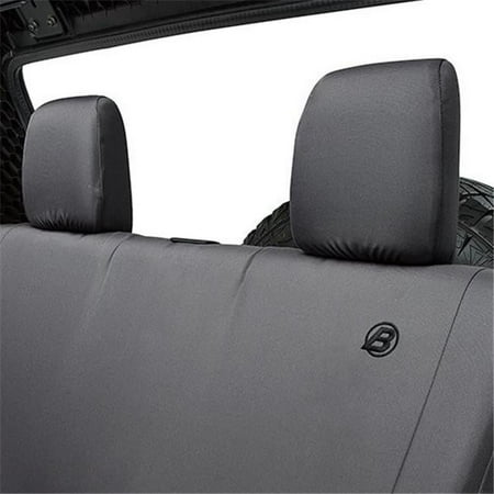 Diamond Rear Seat Cover for Jeep Wrangler 7-16 Black