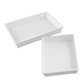 thumbnail image 1 of Macetas 2 piezas Bandejas para plantas Ventana Agua Hogar Blanco, 1 of 6