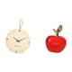 thumbnail image 5 of Reloj de pared,Reloj de pared decorativo para sala de estar,silencioso,Estatua,Escultura de fruta artificial,estatua y artesanía,Colección de figuras de cerámica para decoración del hogar, 5 of 8